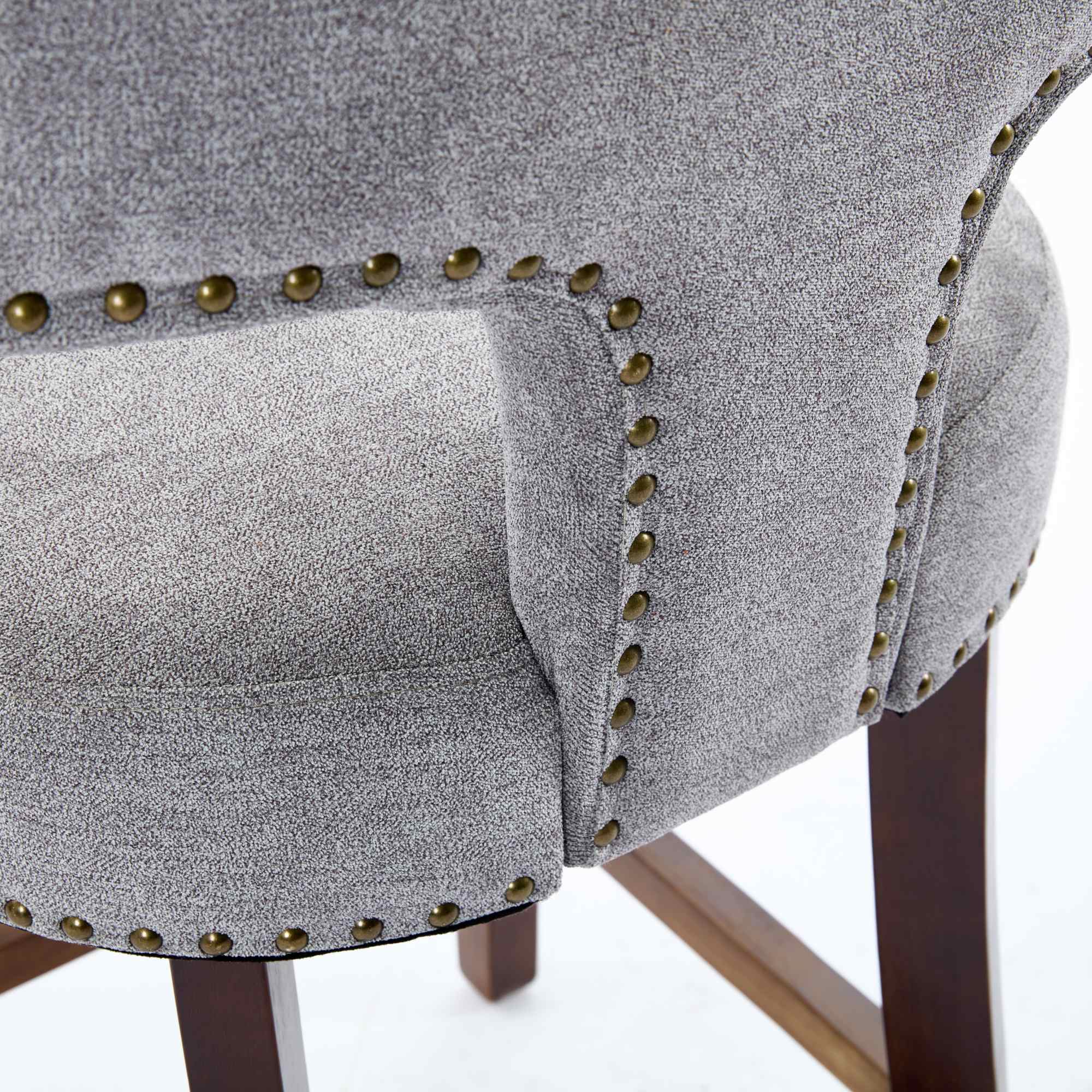 Gray Mid Century Modern Counter Height Bar Stools Set of 2 for wholesale on Faire9