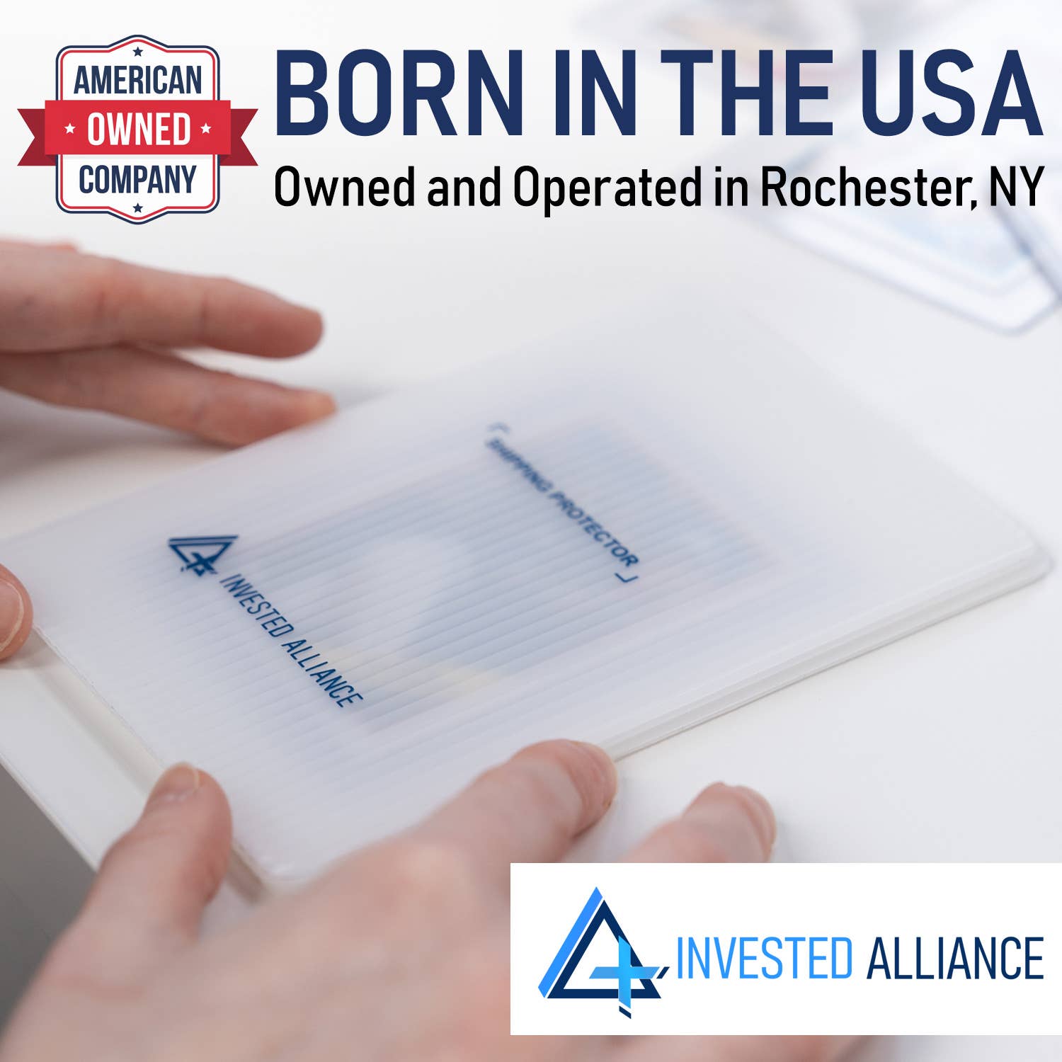 Invested Alliance LLC - Vente Jeu de cartes - Protecteur d'expédition pour cartes à collectionner 4x6 - Pack de 1008