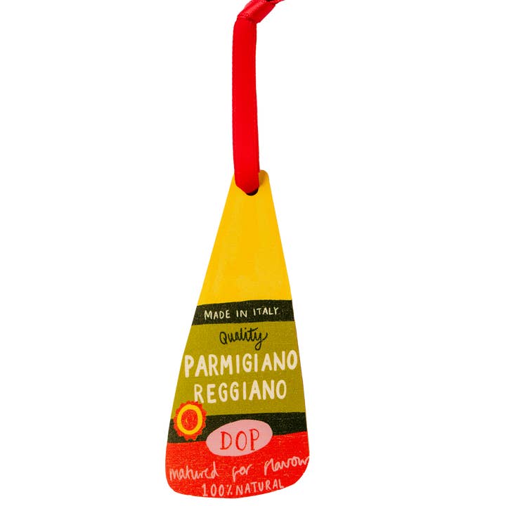 Parmesan Cheese Wooden Decoration for wholesale by Laura Barnes Wholesale Ltd