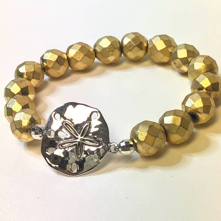 Sand Dollar Bracelet for wholesale by Fishgirl Designs