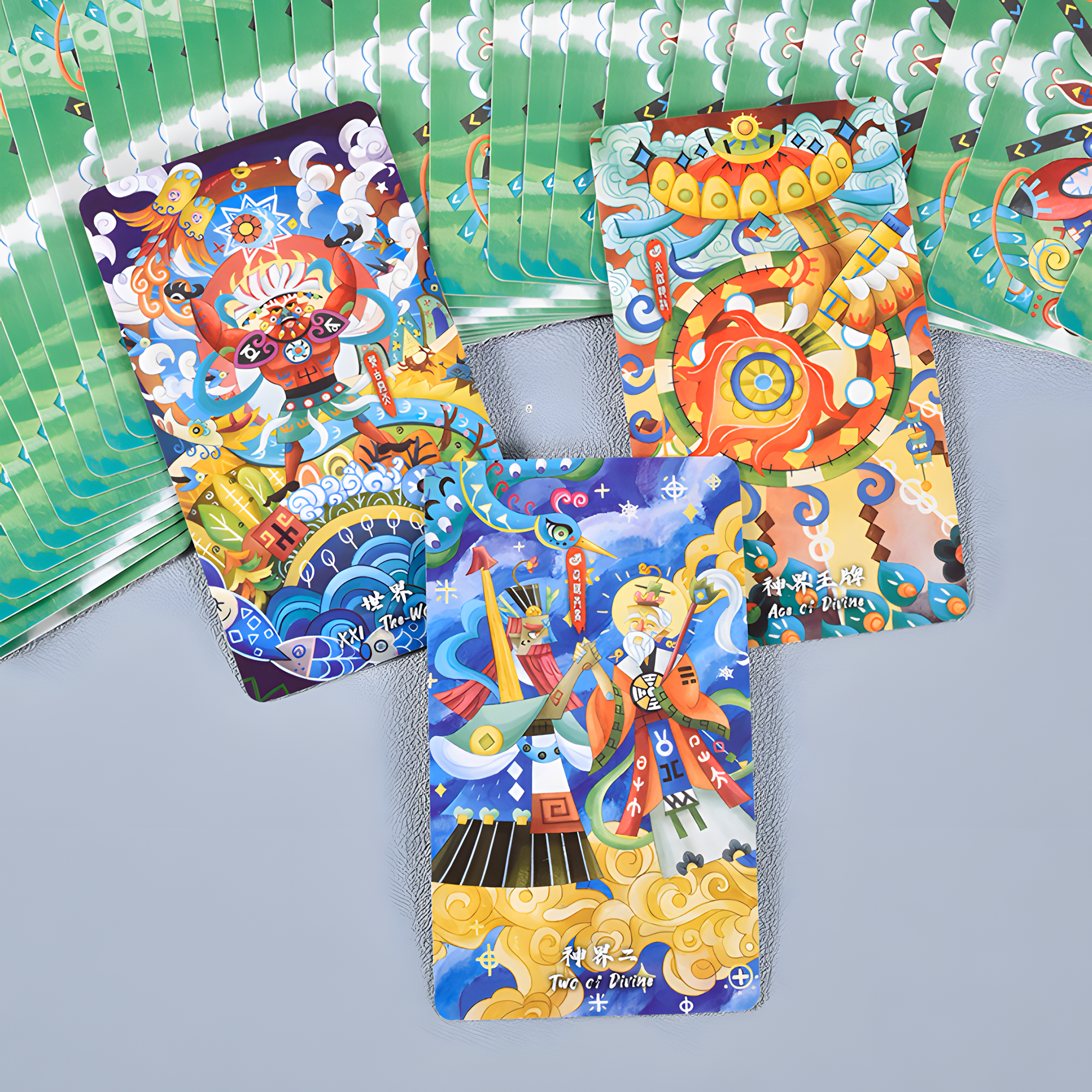 Vermilion Collection – wholesale Tarot cards – Tranquil Night Wisdom Tarot8