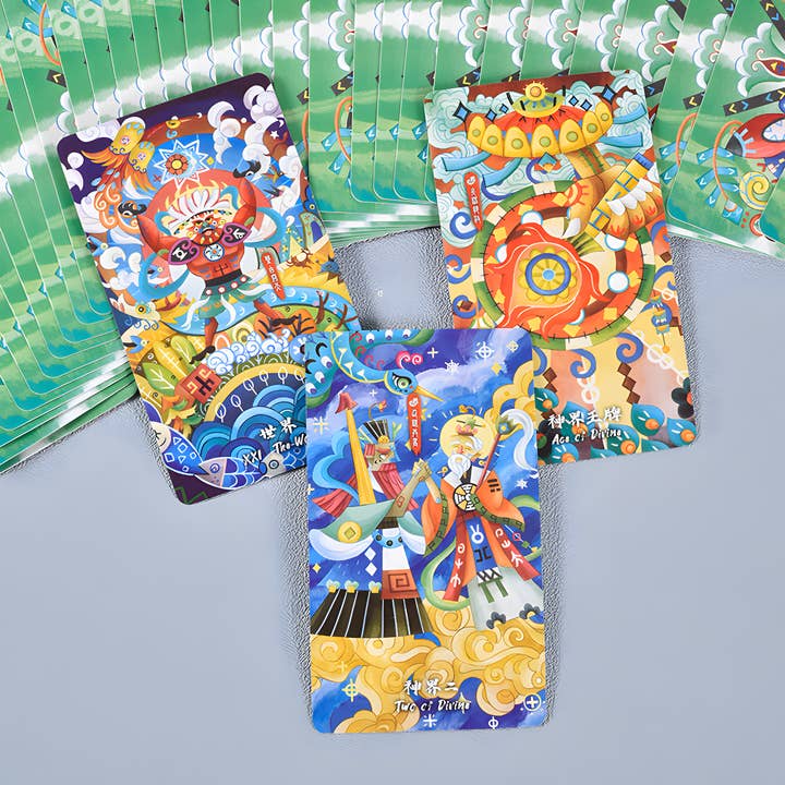 Vermilion Collection – wholesale Tarot cards – Tranquil Night Wisdom Tarot8