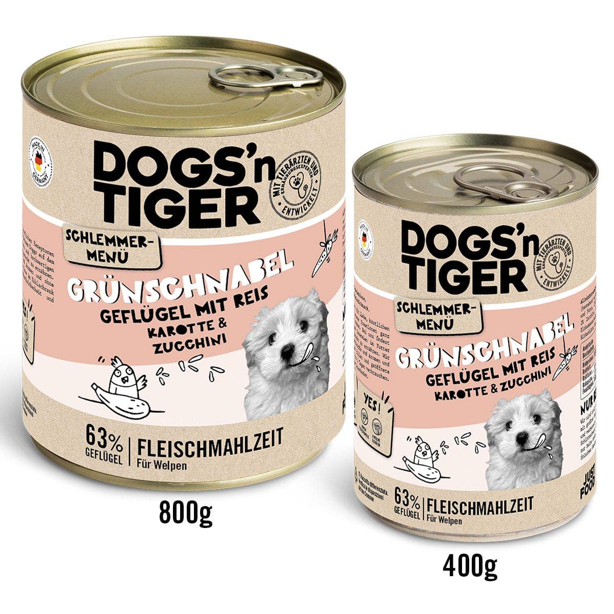 Dogs’n Tiger - Wholesale Pet Food - Dog - Dogs'n Tiger Junior Greenbill Poultry Dog Food3