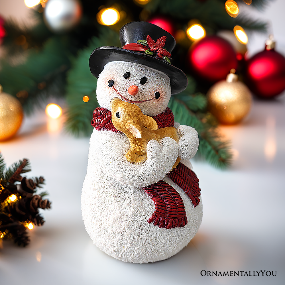 OrnamentallyYou - Wholesale Christmas Decoration - Enchanting Snowman and Fawn Home Holiday Decoration0