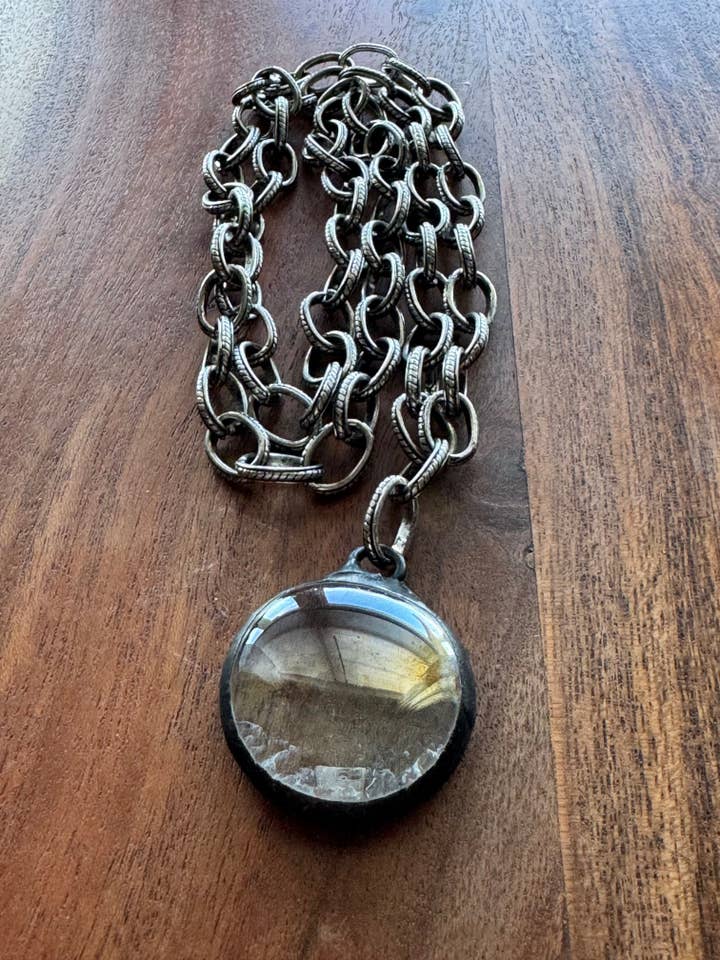 Clarity Stone Necklace for wholesale by Loulu Designs