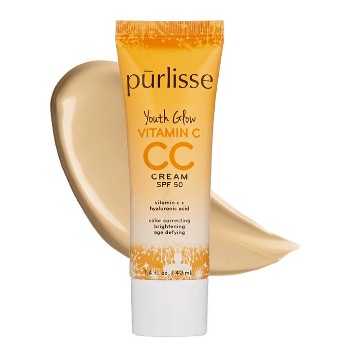 Purlisse Beauty - Wholesale Tinted Moisturizer - Youth Glow Vitamin C CC Cream SPF 507