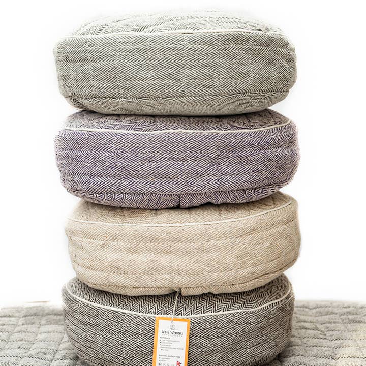 Local Women’s Handicrafts – wholesale Yoga mat – Round Yoga Cushion Cover6