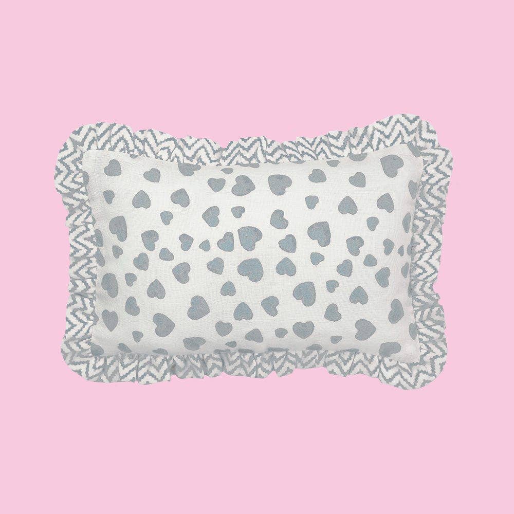 Willa and the Bear - Wholesale Pillow/Cushion - Kids & Baby - Muslin Ruffle Mini Pillow6