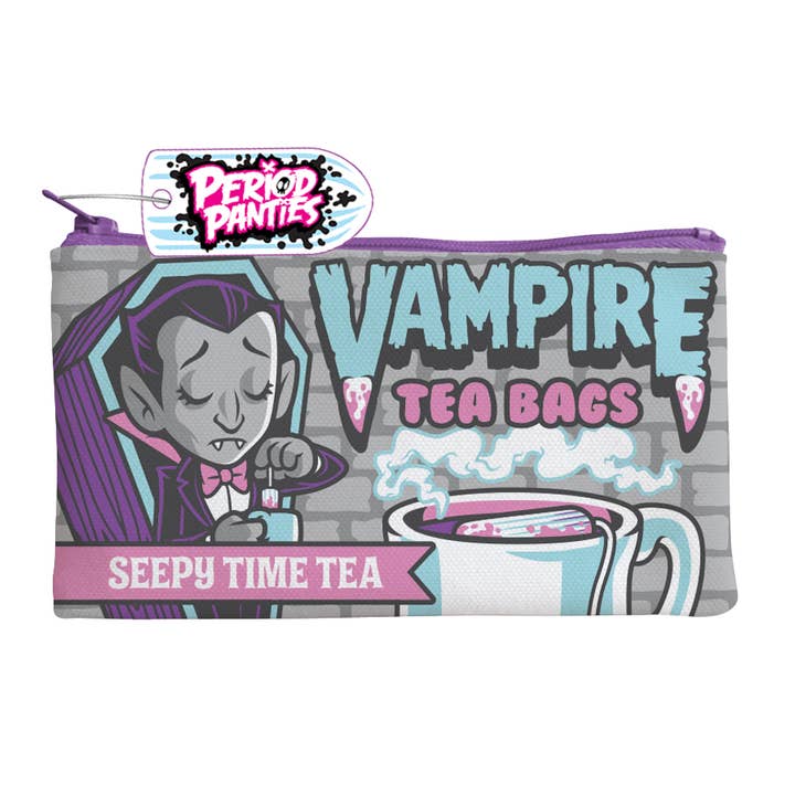 Harebrained! - Wholesale Pouch - Women's - Vampire Teabags Tampon Case