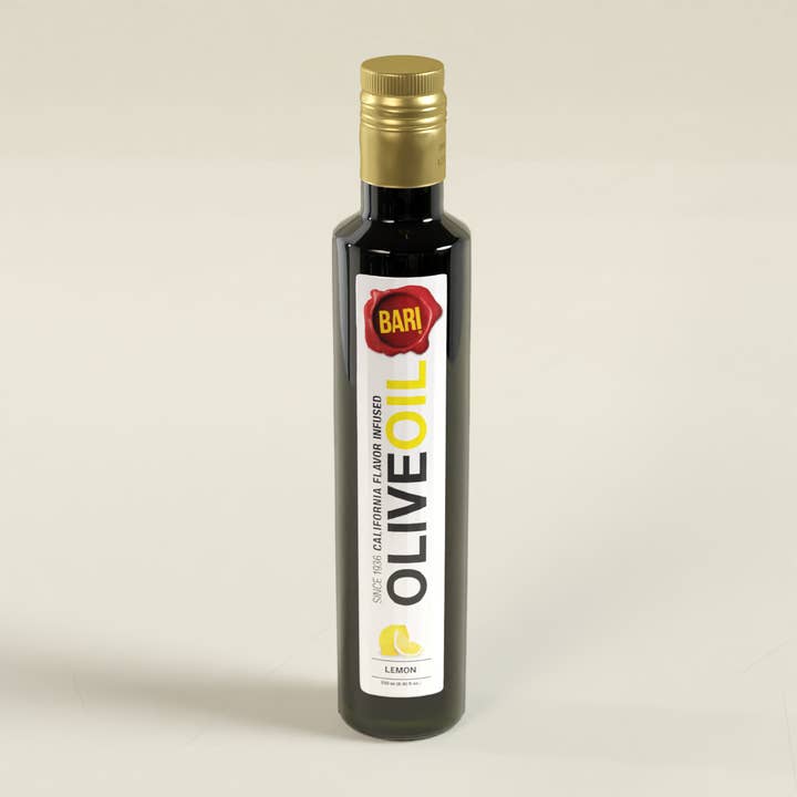 Lemon Infused Olive Oil - 250mL for wholesale by Bari Olive Oil
