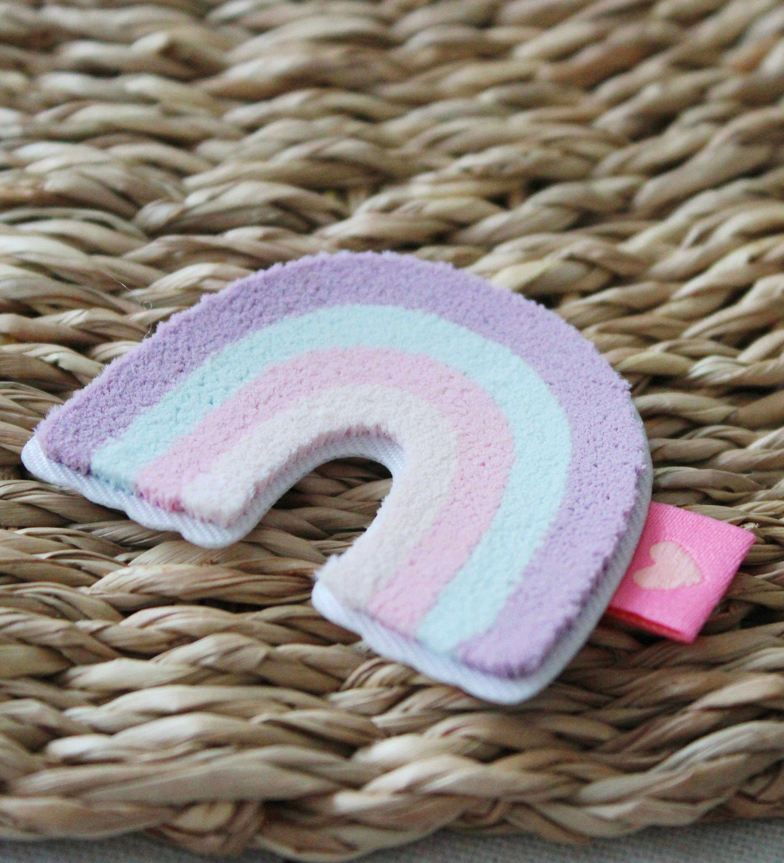 Paul und Clara - Wholesale Patch - Fluff Patch - Rainbow *iron-on*1