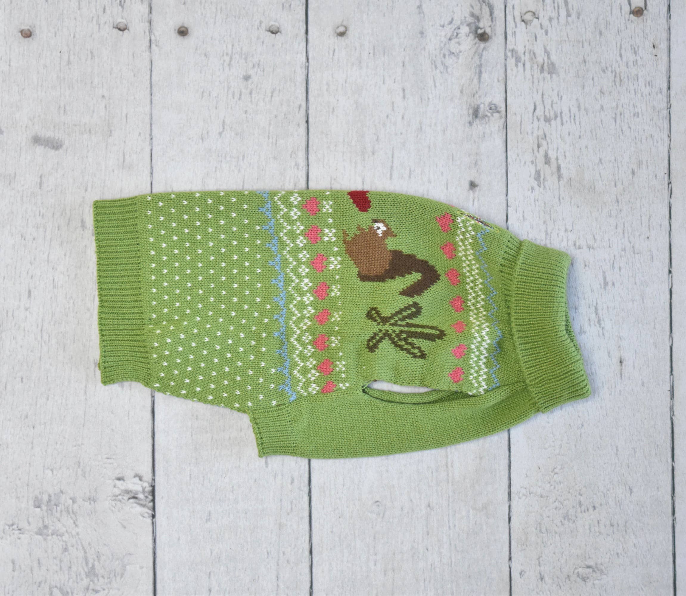 Finnegan’s Standard Goods - Wholesale Pet Sweater - Dog - Fernfield Squirrel Sweater 2