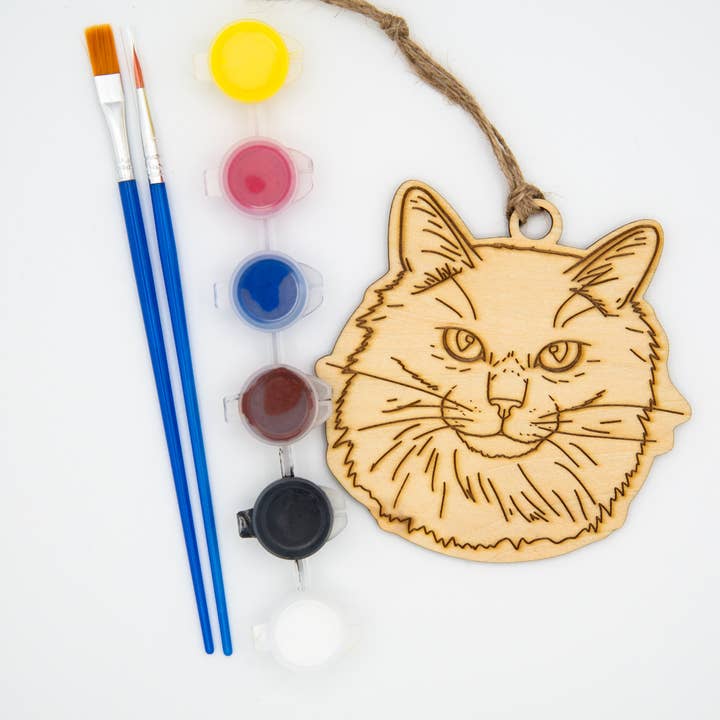 Jennifer Schiano Studio - Wholesale DIY Craft Kit - Paint Your Own Kit: Cats!