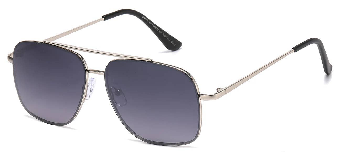 Sunrayzz Imports - Wholesale Sunglasses - Unisex - AirForce Square Metallic Aviator av52133