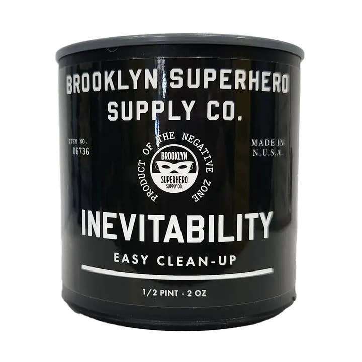 Inevitability for wholesale by Brooklyn Superhero Supply Co.