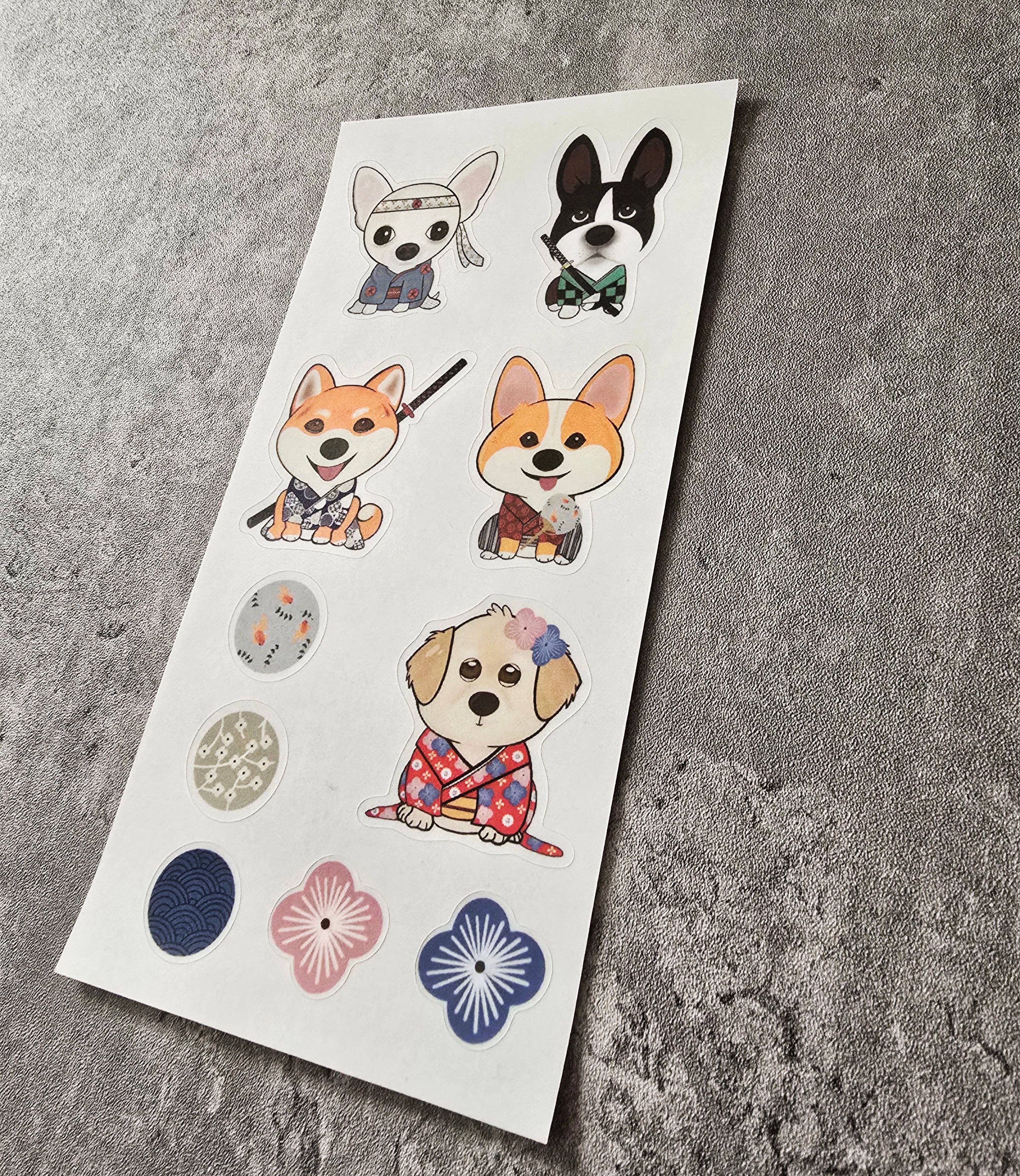 Miyo Art Design - Wholesale Sticker - Kimono Critters Sticker Sheet (2 Sheets)6