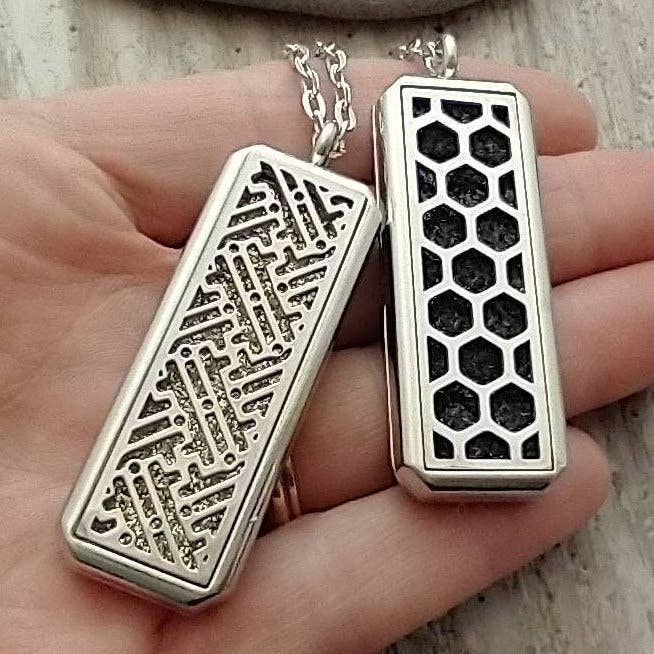 Piccadilly Pendants – wholesale Aromaterapihalsband – Aromaterapihalsband med eterisk oljediffuser och lås4