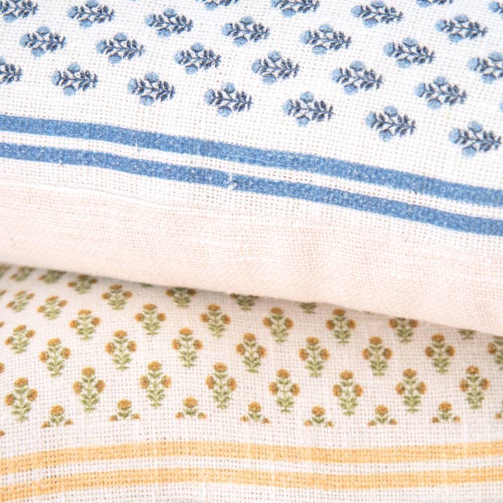 Tajik Home LLC - Wholesale Throw Pillow Cover - Celeste Mughal Flower Pillow Cover in Blue – Decorative
