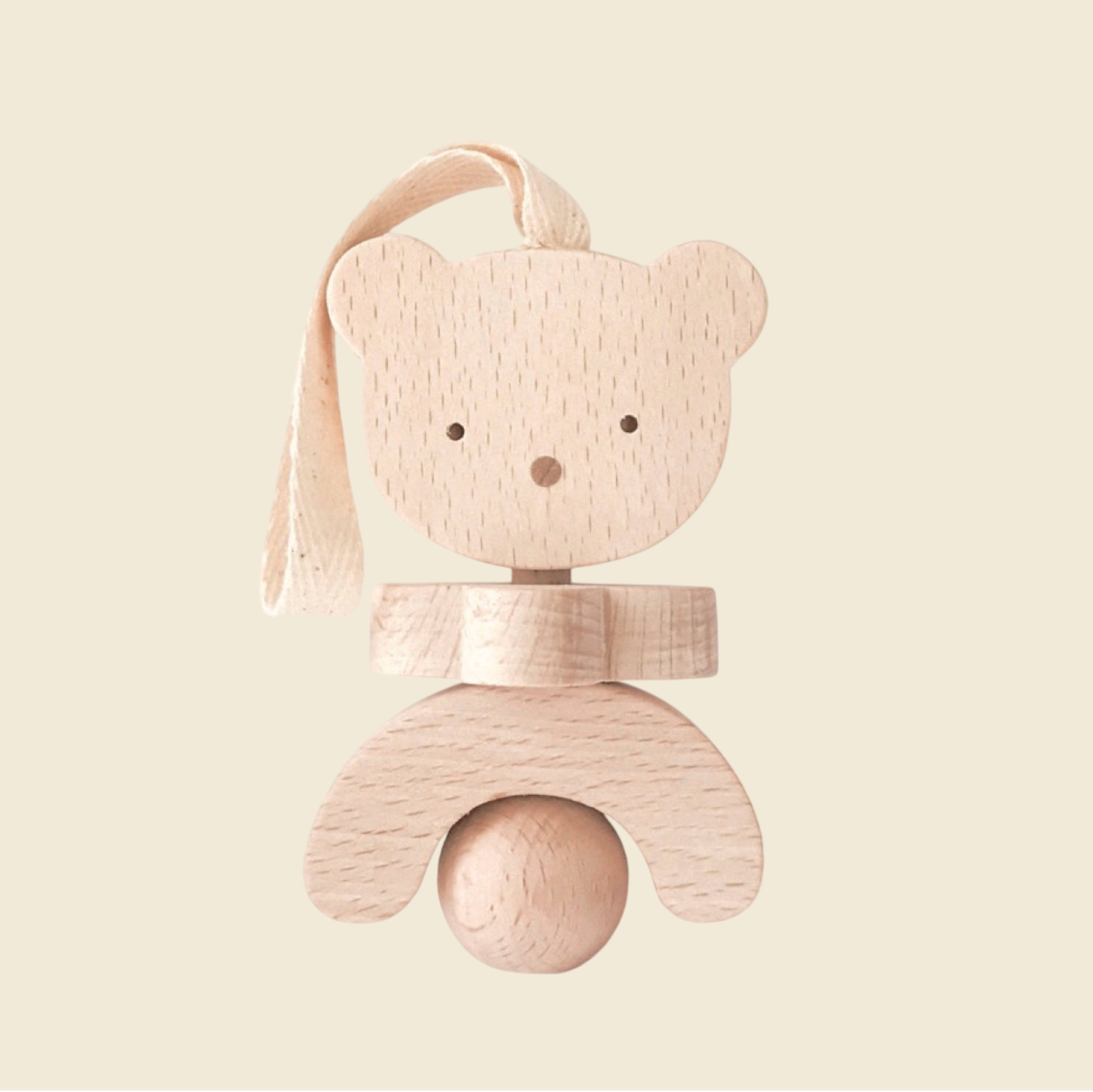 KMR Childwood - Wholesale Wood Toy - Kids - ORSO wooden rattle0