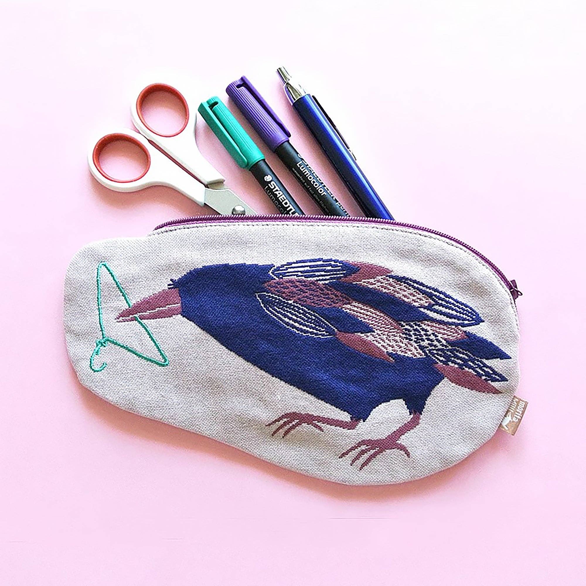 MinoCraft - Venta al por mayor Estuche para lápices - Estuche bordado japonés Morita MiW7