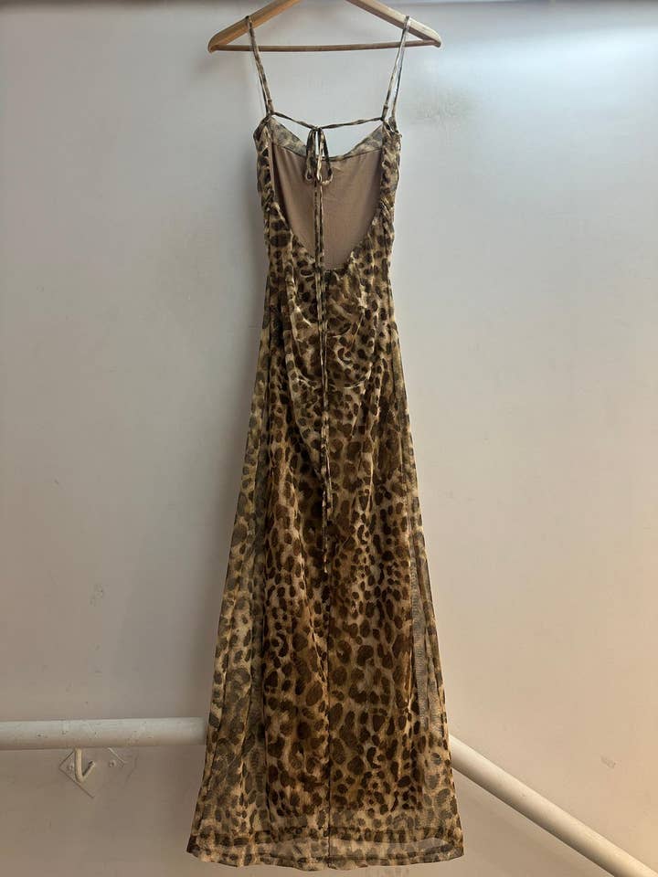 LORIANE - Wholesale Jurk - Dames - Lange tulejurk met bretels3