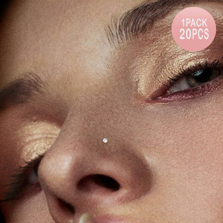 Lot de 20 épingles à nez rondes en acier inoxydable transparent de 1 mm pour la vente par Sensibling Corp.