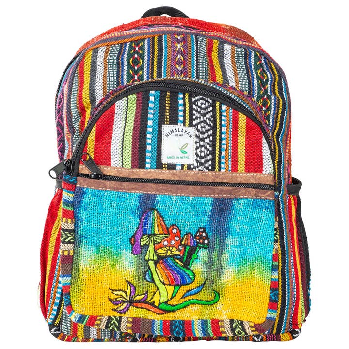 Benjamin International – wholesale Ryggsäck - Dam – HAMPA MINI RYGGSÄCK MED REGNBÅGE OCH SVAMP