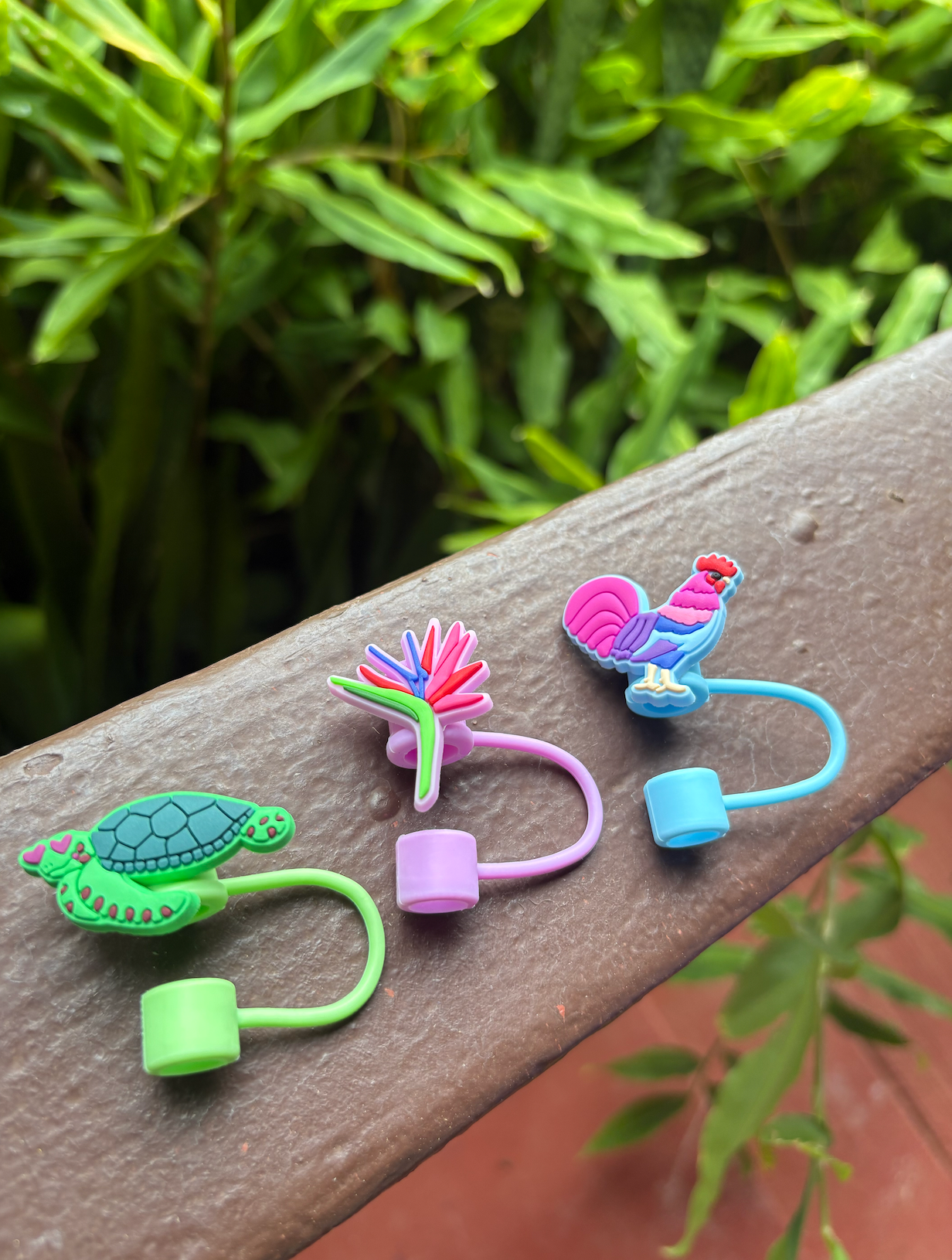 Left Right Design - Wholesale Drinking Straw - Straw Toppers - Hawaii inspired6