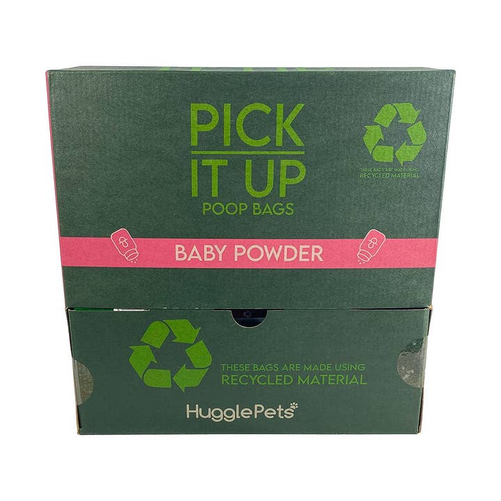 HugglePets – wholesale Pet poo bag – HugglePets Pick It Up Baby Powder Dog Poop Bags8