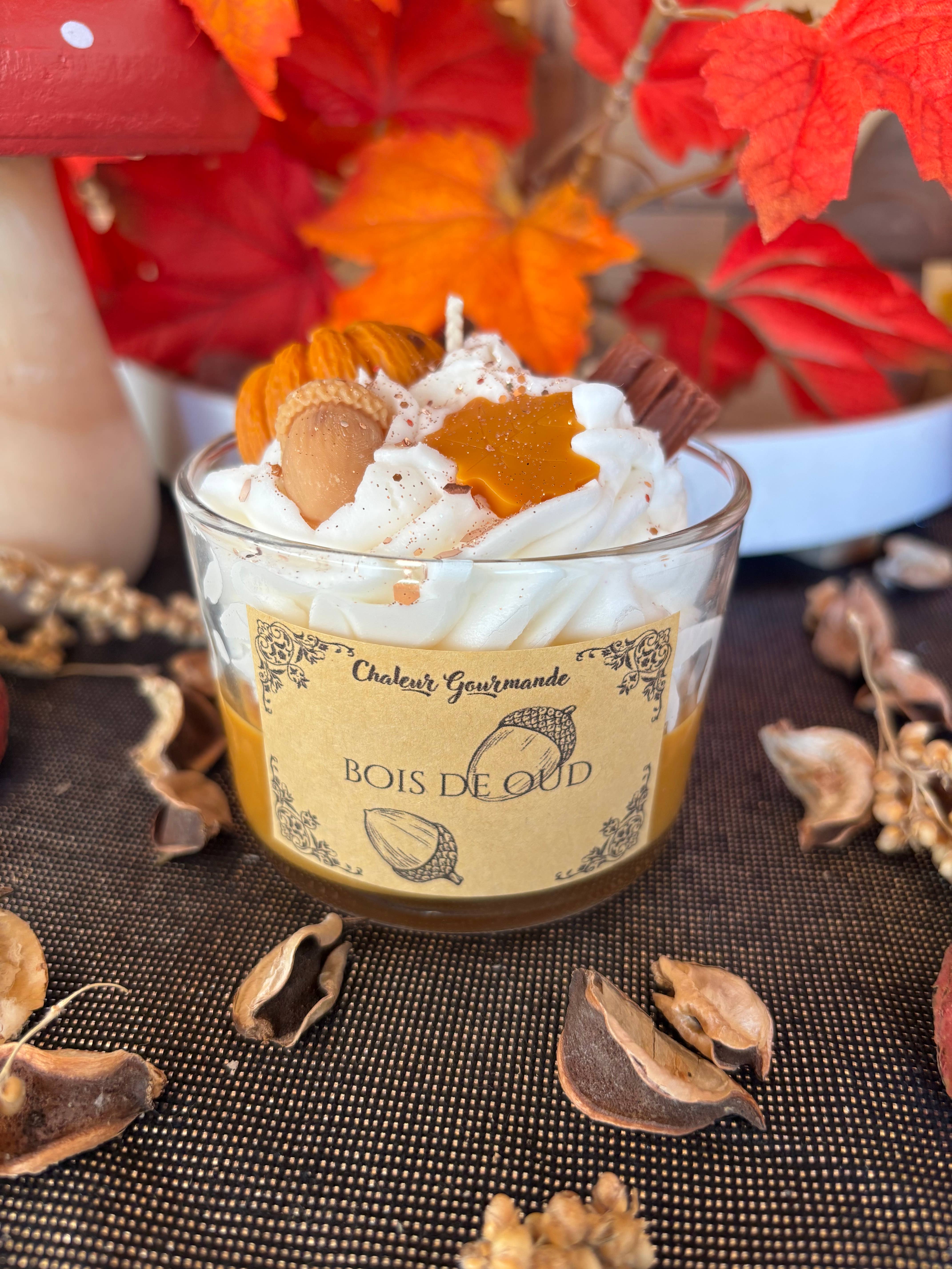 Chaleur Gourmande - Wholesale Jar/Filled Candle - Oud wood candle3