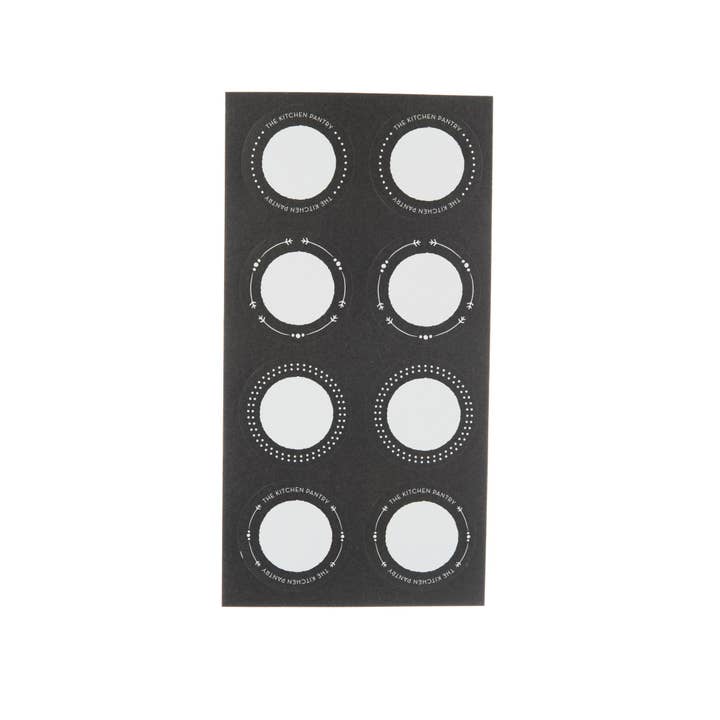 David Shaw Tableware - Wholesale Food/Beverage Label - Kitchen Pantry Label Set Spice Jar 24pc