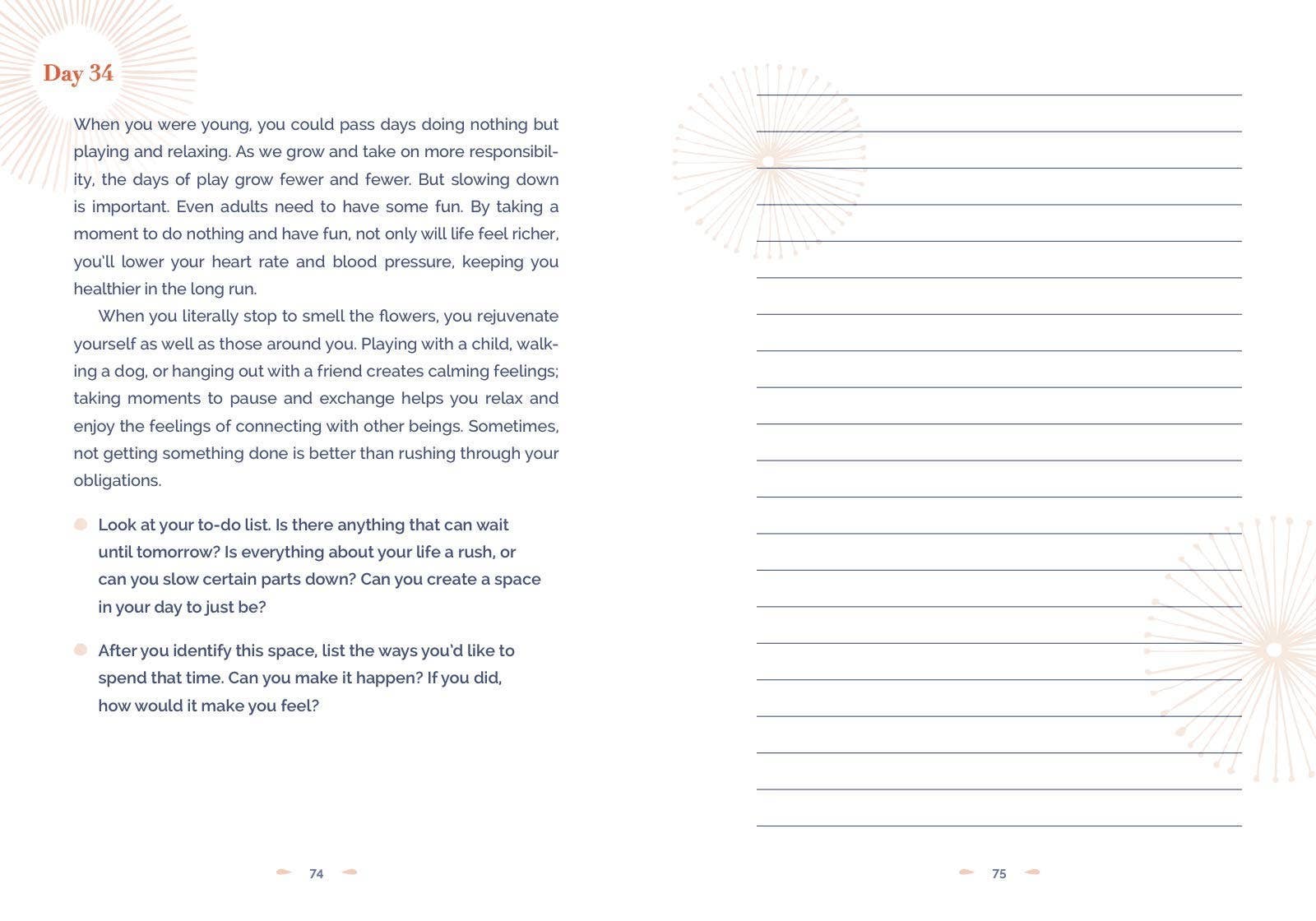 Hachette Book Group - Wholesale Journal/Diary - 100 Days to Calm: A Journal for Finding Everday Tranquility4