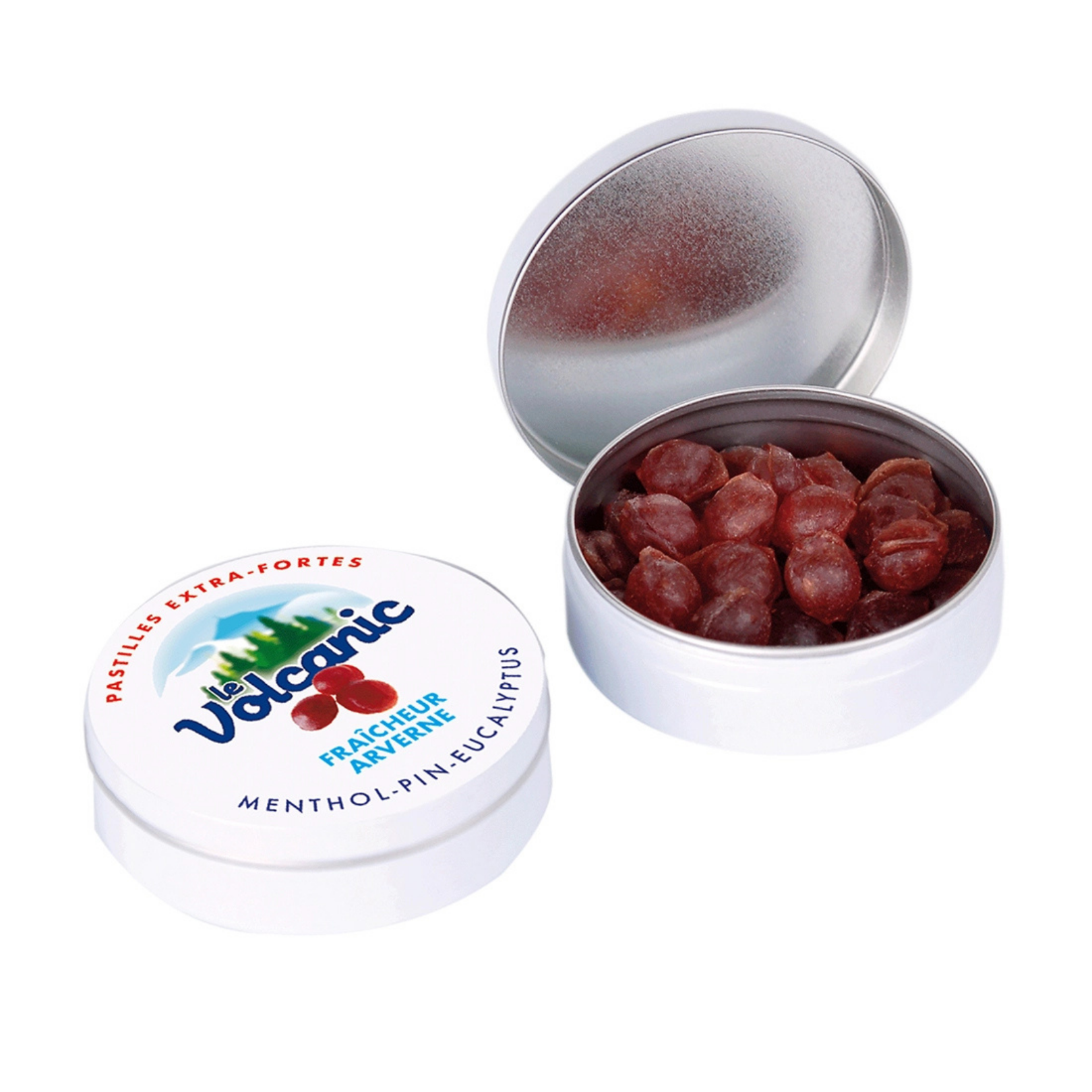 Bonbon USA France - Wholesale Hard Candy - Le Volcanic Pine Eucalyptus - French Gourmet Candy Tin5
