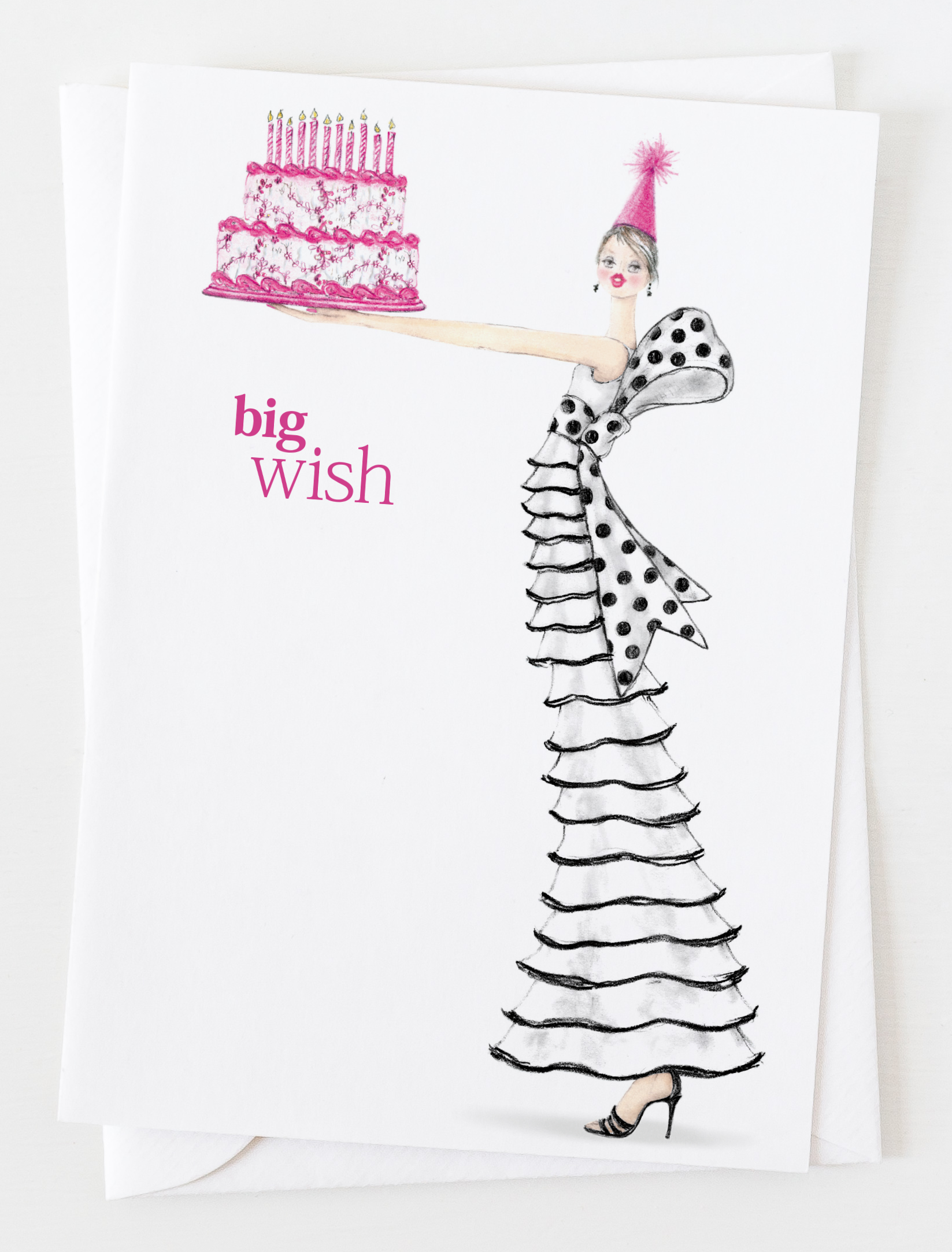 Ann Scott Design - Wholesale Birthday Card - Big Wish Birthday Greeting Card C_90390