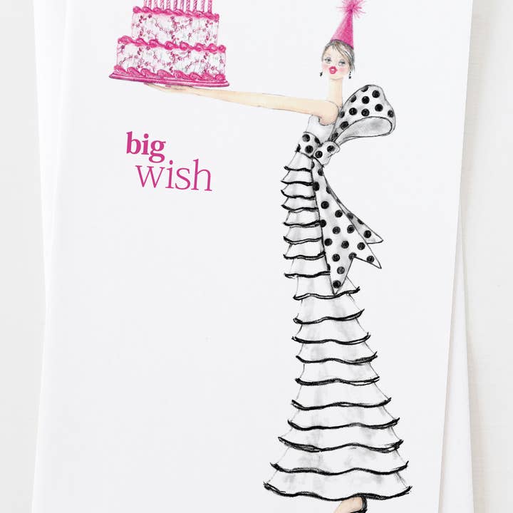Ann Scott Design - Wholesale Birthday Card - Big Wish Birthday Greeting Card C_9039