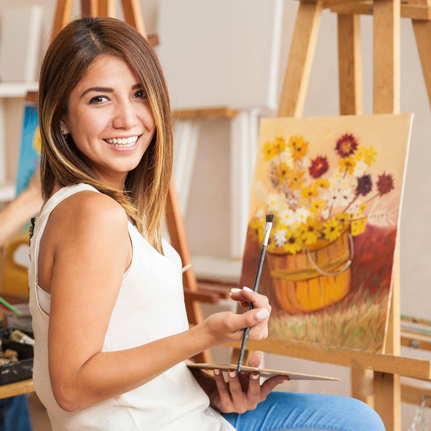 Keff Creations - Venta al por mayor Papel para pintar - Paquete de 24 lienzos para pintar: 5 x 7, 8 x 10, 9 x 12, 11 x 146