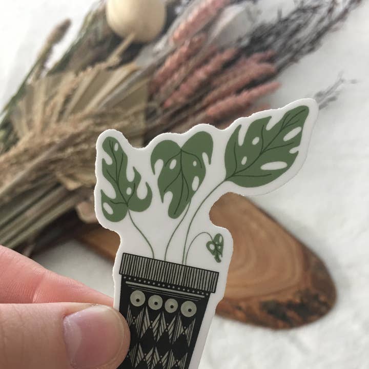 Werk von Monstera für den Großhandel von WhitePaigeBlackInk