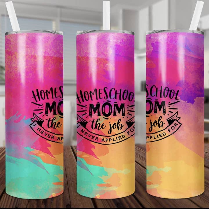 Gobelet pour maman Homeschool pour la vente par Totally Tumblers LLC