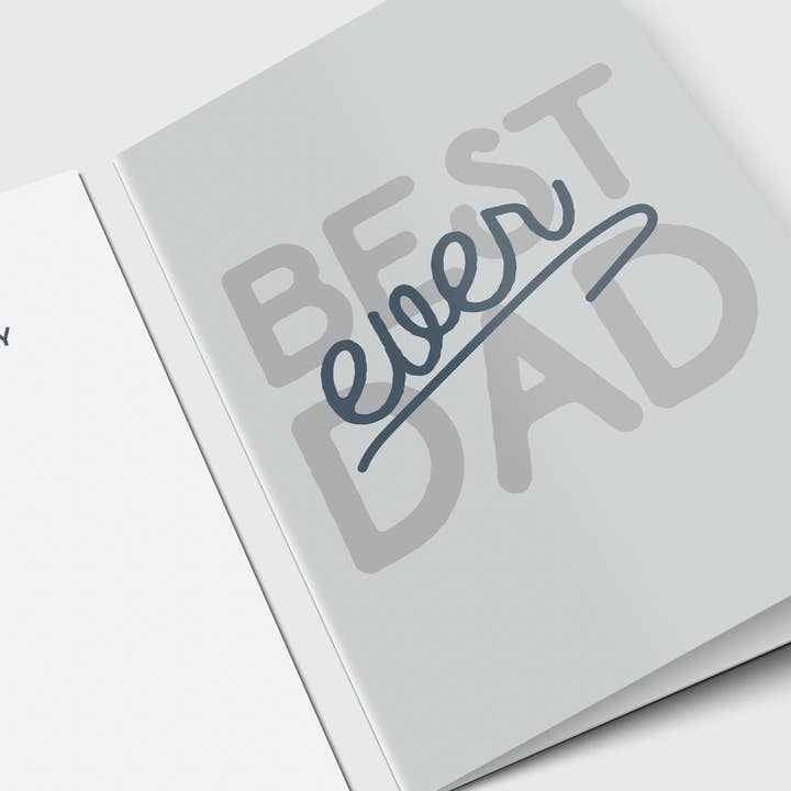 Father's Day Card | Best Dad Ever - For Dad - To Father - From Kid Folded - Wishing You a Happy Father's Day - Father's Day Gift Ideas for wholesale by MAIN STREET GREETINGS LLC