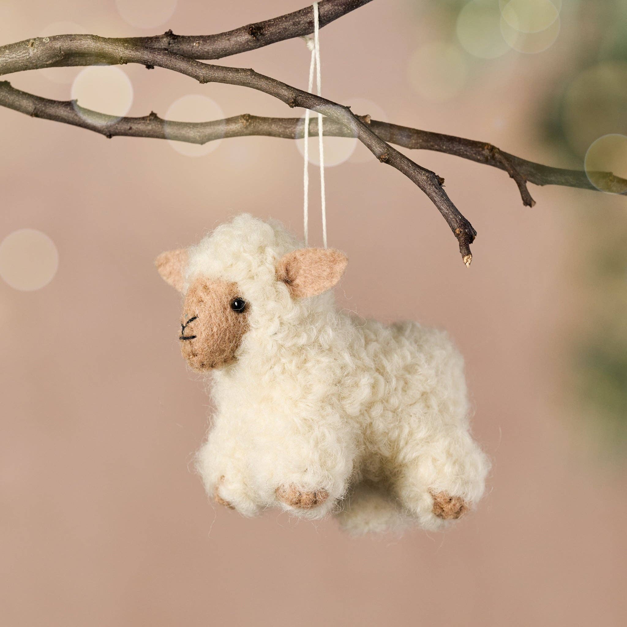 Ten Thousand Villages - Wholesale Ornament - Sano Wool Sheep Ornament0