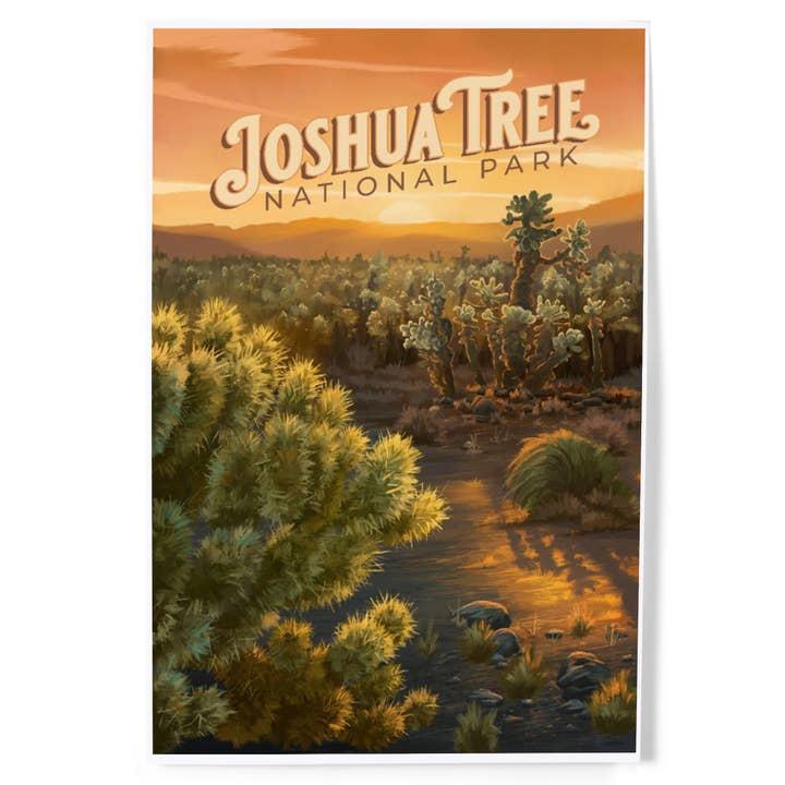 ART PRINTS Joshua Tree National Park Oil Painting for wholesale by Lantern Press