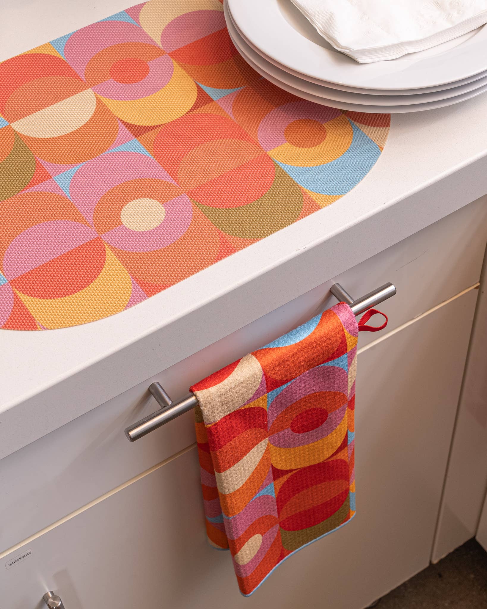 hide+seek SUPPLY CO - Venta al por mayor Manteles individuales - Mantel individual tejido ovalado de doble cara Blink de 12 x 17 pulgadas de diámetro5