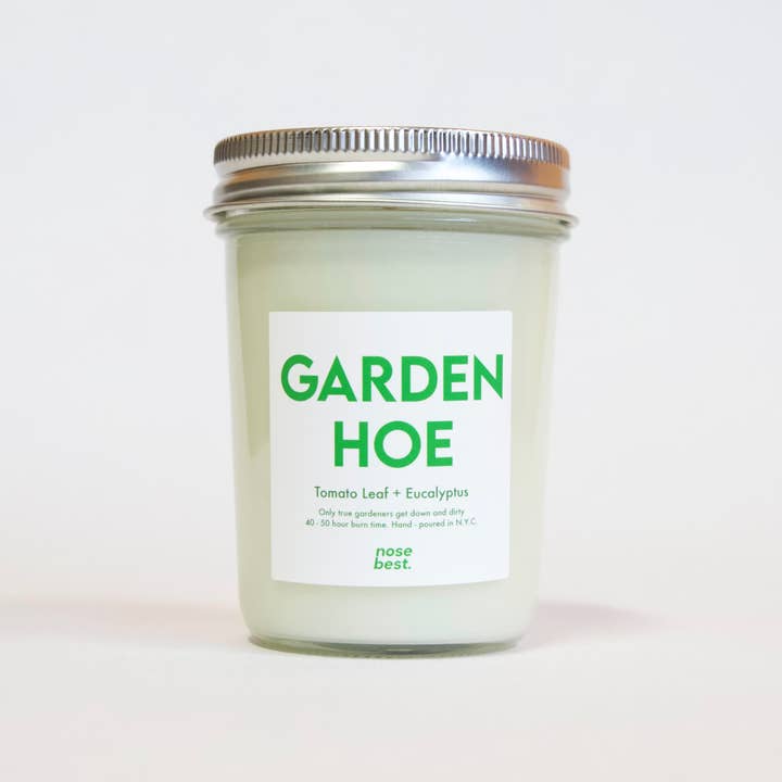 Garden Hoe - Tomato Leaf & Eucalyptus Soy Candle for wholesale by Nose Best Candles