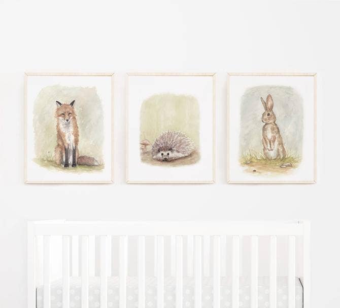 Tabitha Paige - Wholesale Art Print - Fox Art Print (Our Little Adventures)1