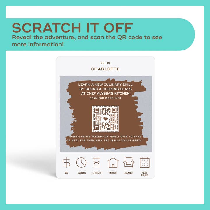 Reach International Outfitters - Wholesale Card Game - Charlotte Adventure Bucket List4