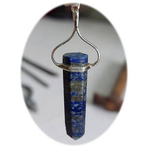 Varita de Piedra Sterling Point - Piedra Natural Lapislázuli para venta al por mayor de Crystal Earth Sterling