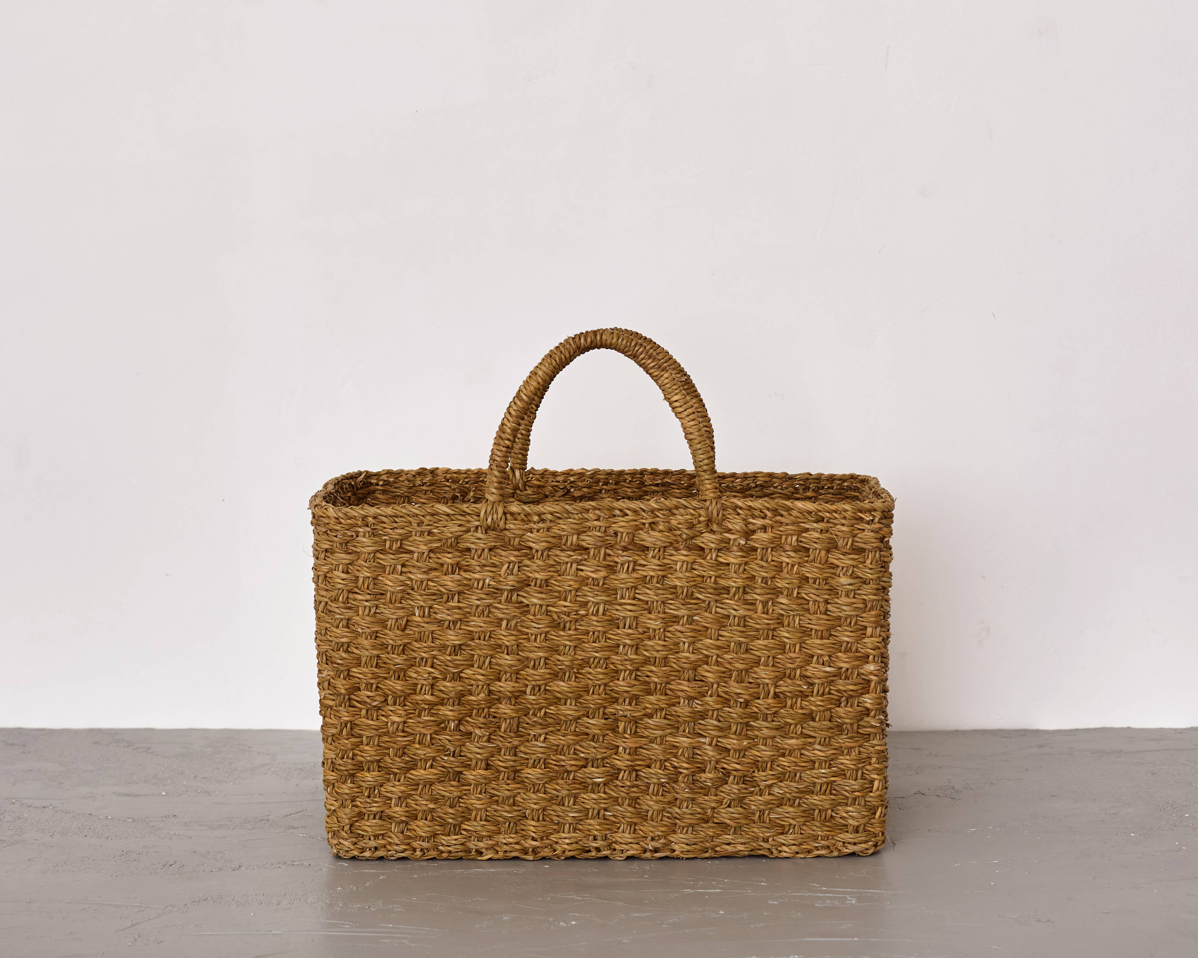 Will & Atlas - Vente Paniers - Panier rectangulaire de récolte en tissage Chatai, 3 tailles12