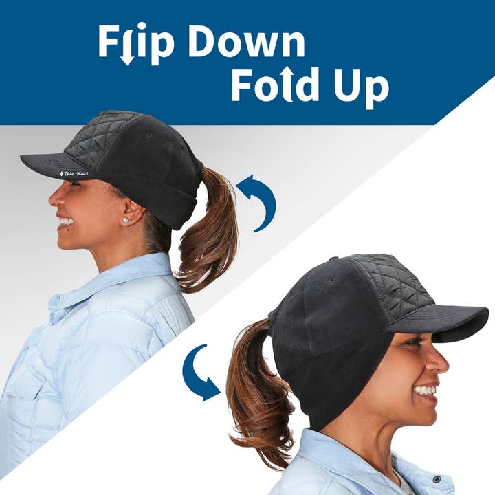 TrailHeads - Wholesale Ponytail Cap - Women's - Women's Ponytail Hat - Quilted Winter Trucker Hat