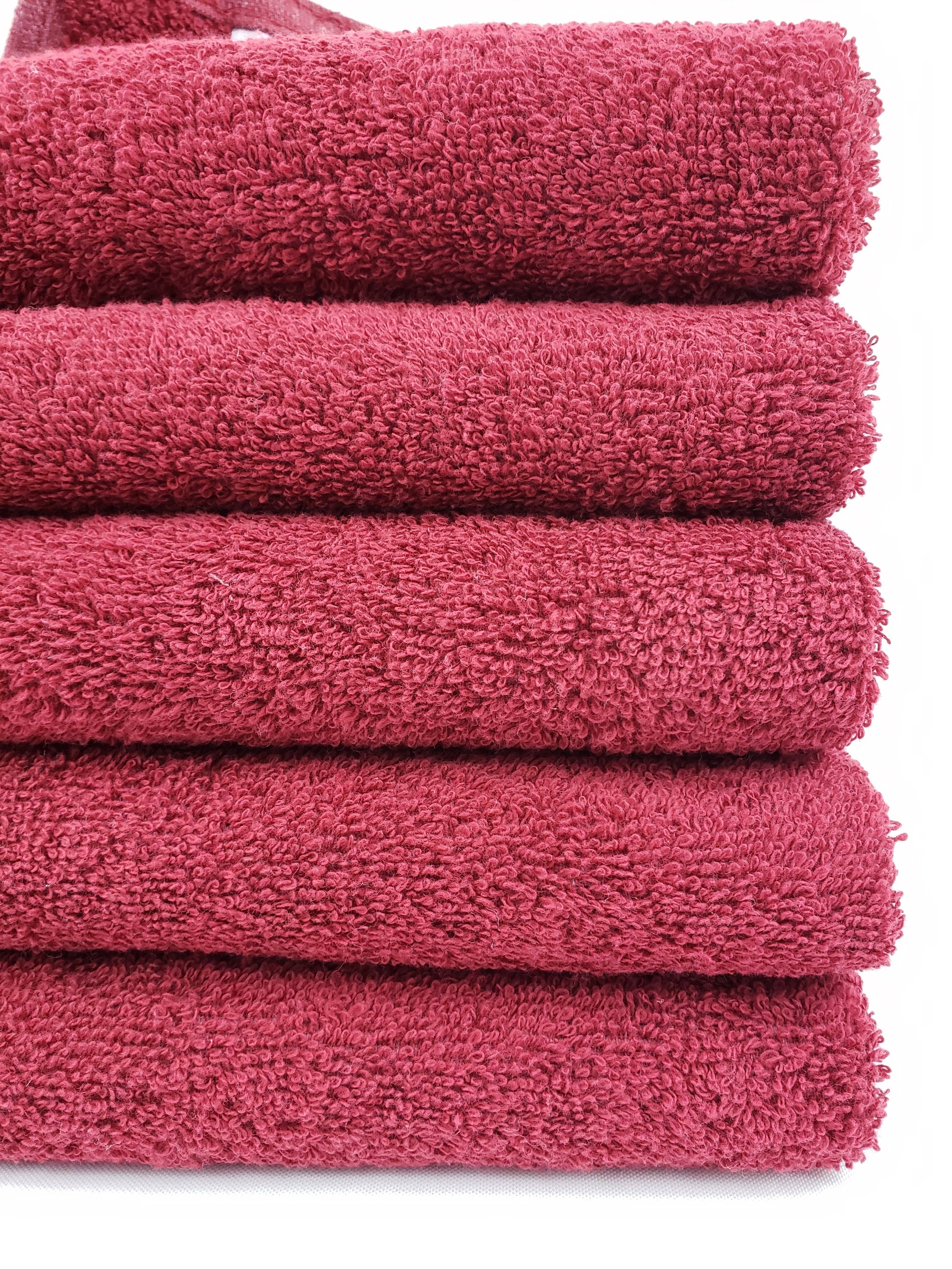 EBRU Home – wholesale Handduk – Bordeauxfärgad salongshandduk 50x90 cm7