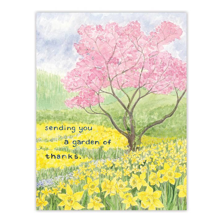 Garden of Thanks - Gardening Thank You Card for wholesale by Yardia